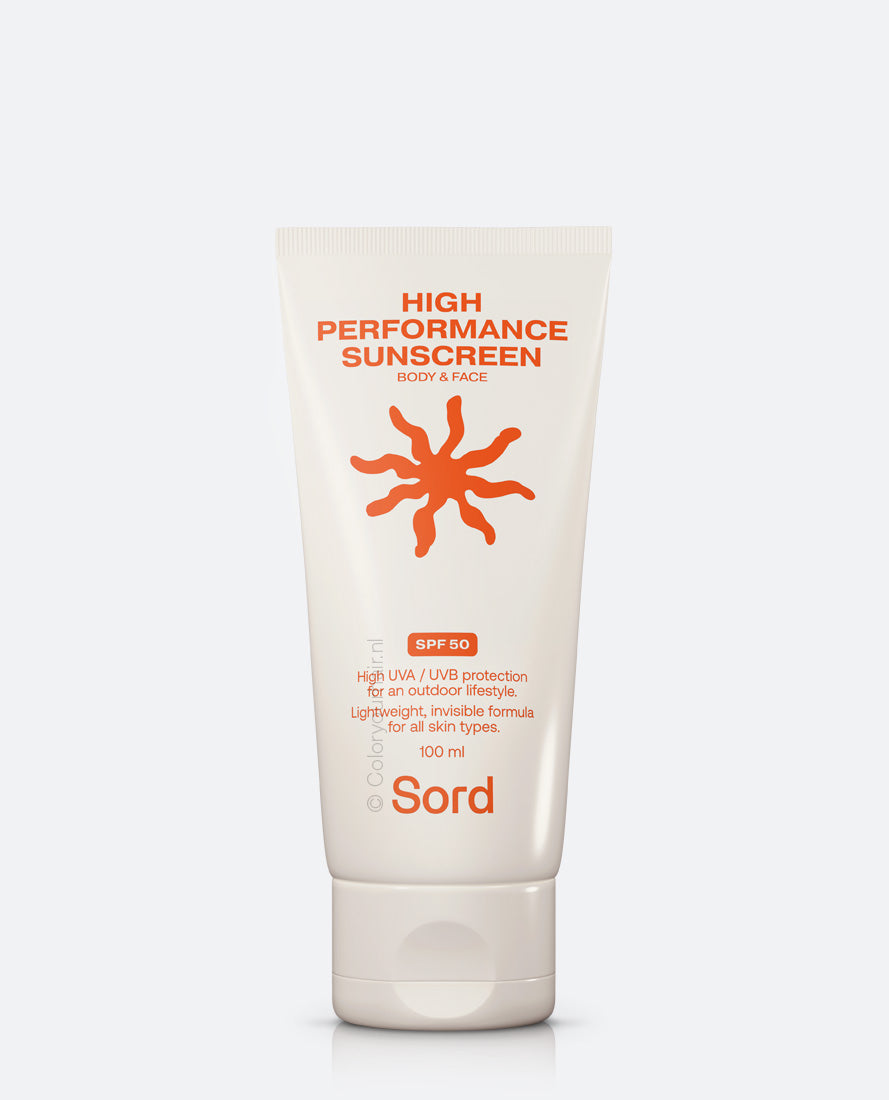 Sord High Performance SPF50 Sunscreen 100ml ★ Coloryourhair.nl