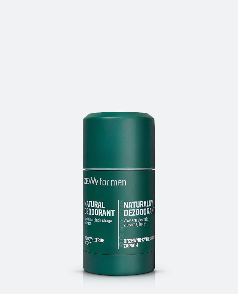 ZEW for Men • Natural Deodorant 80g with Black Chaga