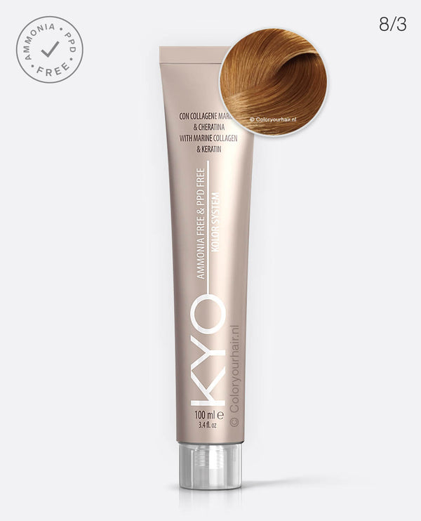 KYO Haarkleuring 8.3 Lichtblond Goud