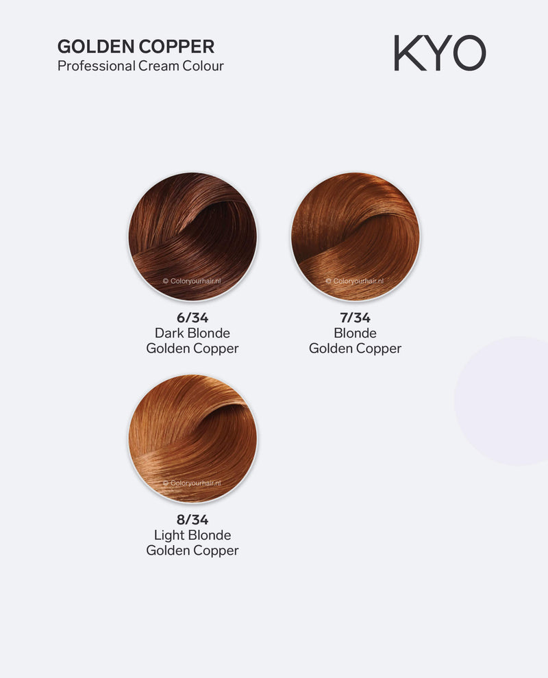 KYO 100ml - 8.34 Light Blonde Golden Copper