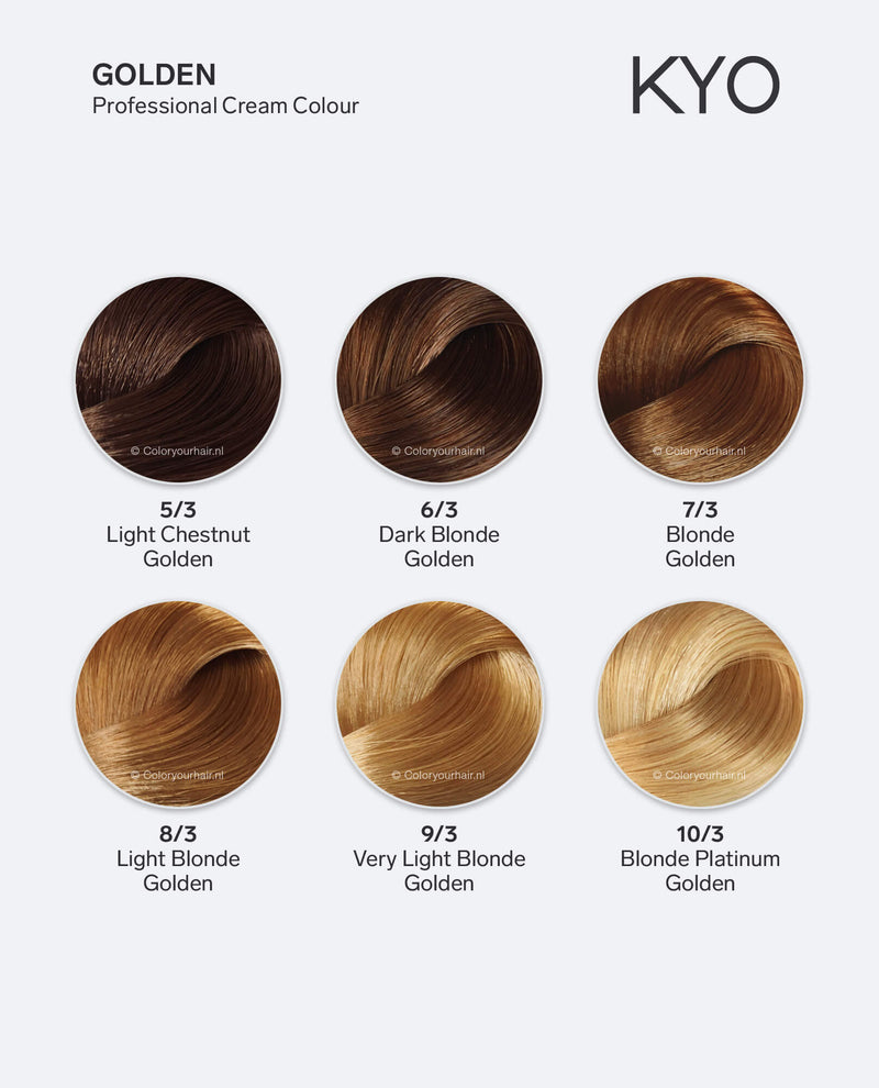 Golden Hair Color 9.3 KYO Professional - Coloryourhair.nl