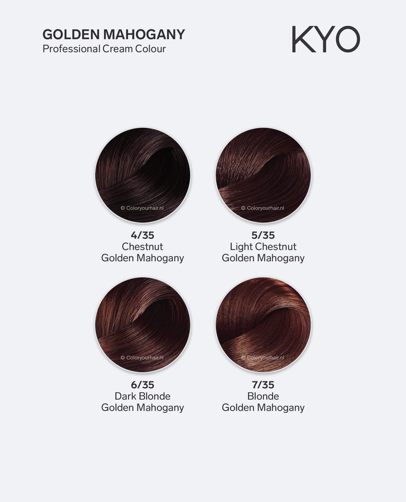 KYO Hair Colour - 7.35 Blonde Golden Mahogany