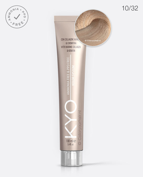 KYO haarverf - 10.32 Platina Blond Beige